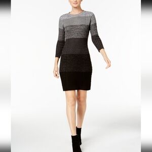 Calvin Klein cable Knit Sweater Dress